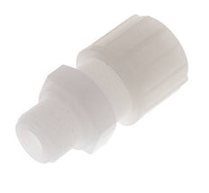 14x12mm & G3/8'' PVDF Rechte Knelfitting Buitendraad 10bar