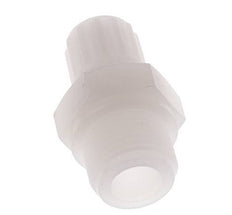8x6mm & G1/2'' PVDF Rechte Knelfitting Buitendraad 10bar