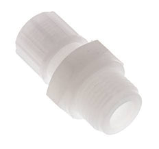10x8mm & G1/2'' PVDF Rechte Knelfitting Buitendraad 10bar