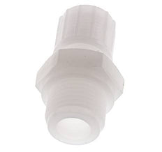 10x8mm & G1/2'' PVDF Rechte Knelfitting Buitendraad 10bar