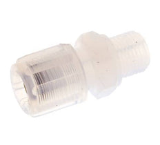 6x4mm & G1/8'' PFA Rechte Snijringkoppeling Buitendraad 10bar