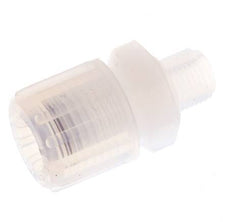 10x8mm & G1/8'' PFA Rechte Snijringkoppeling Buitendraad 10bar