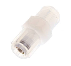 6x4mm & G1/4'' PFA Rechte Snijringkoppeling Buitendraad 10bar