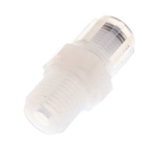 6x4mm & G1/4'' PFA Rechte Snijringkoppeling Buitendraad 10bar