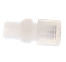 8x6mm & G1/4'' PFA Rechte Snijringkoppeling Buitendraad 10bar
