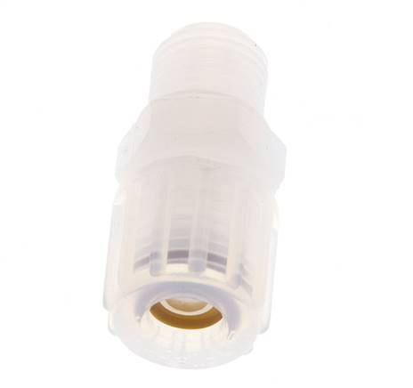 8x6mm & G1/4'' PFA Rechte Snijringkoppeling Buitendraad 10bar