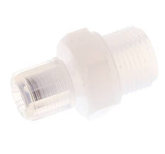 6x4mm & G3/8'' PFA Rechte Snijringkoppeling Buitendraad 10bar