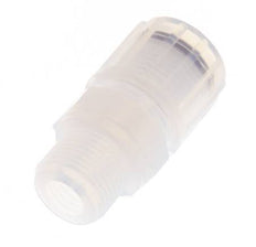 12x10mm & G3/8'' PFA Rechte Snijringkoppeling Buitendraad 10bar