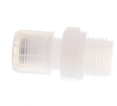 12x10mm & G1/2'' PFA Rechte Snijringkoppeling Buitendraad 10bar