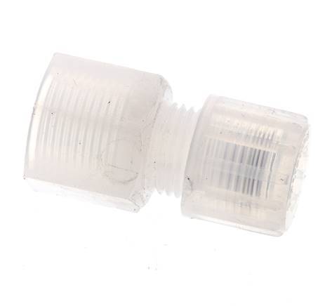 10x8mm & G3/8'' PFA Straight Cutting Fitting with Female Threads 10 bar