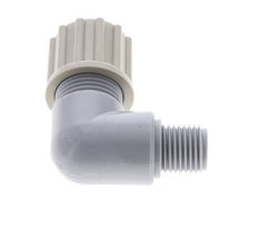 12x9mm & G1/4'' PA L-Vorm Knelfitting Buitendraad 10bar
