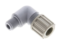 12x9mm & G1/4'' PA L-Vorm Knelfitting Buitendraad 10bar