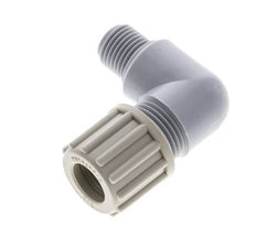 12x9mm & G1/4'' PA L-Vorm Knelfitting Buitendraad 10bar