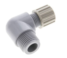 10x8mm & G1/2'' PA Elbow Compression Fitting with Male Threads 10 bar