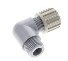 14x12mm & G1/2'' PA Elbow Compression Fitting with Male Threads 10 bar