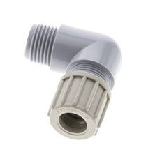 14x12mm & G1/2'' PA Elbow Compression Fitting with Male Threads 10 bar