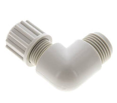 8x6mm & G1/8'' PVDF Elbow Compression Fitting with Male Threads 10 bar