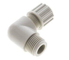 8x6mm & G1/8'' PVDF Elbow Compression Fitting with Male Threads 10 bar