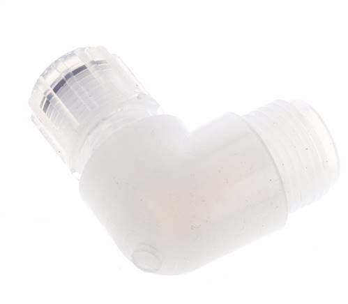 10x8mm & G1/2'' PFA Elbow Cutting Fitting with Male Threads 10 bar