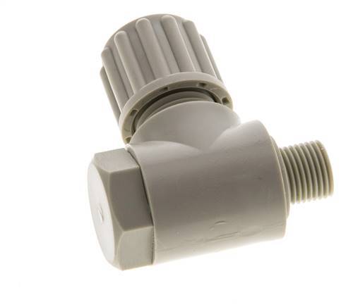 8x6mm & G1/8'' PP L-Vorm Knelfitting Buitendraad Banjo Bout 10bar