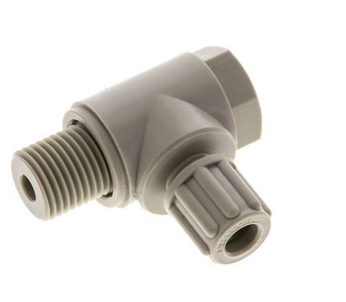 6x4mm & G1/4'' PP L-Vorm Knelfitting Buitendraad Banjo Bout 10bar