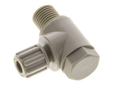 6x4mm & G1/4'' PP L-Vorm Knelfitting Buitendraad Banjo Bout 10bar