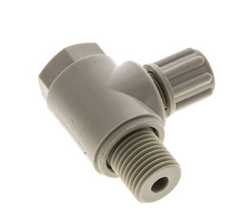 6x4mm & G1/4'' PP L-Vorm Knelfitting Buitendraad Banjo Bout 10bar