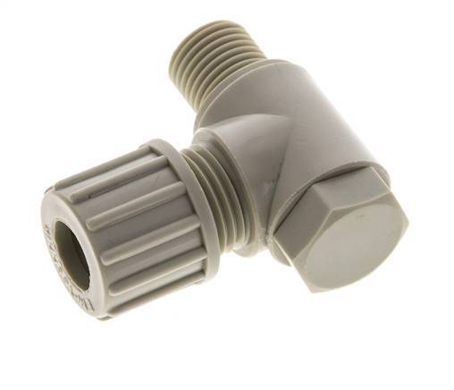 10x8mm & G1/4'' PP L-Vorm Knelfitting Buitendraad Banjo Bout 10bar