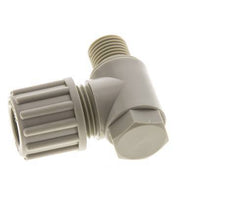 12x10mm & G1/4'' PP L-Vorm Knelfitting Buitendraad Banjo Bout 10bar