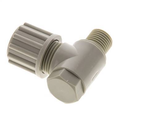 12x10mm & G1/4'' PP L-Vorm Knelfitting Buitendraad Banjo Bout 10bar