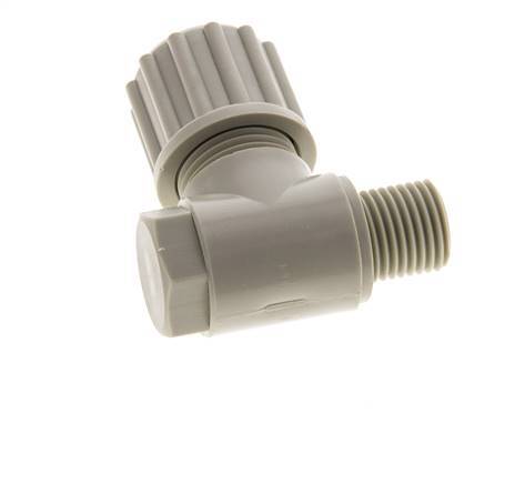 12x10mm & G1/4'' PP L-Vorm Knelfitting Buitendraad Banjo Bout 10bar