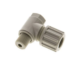 12x10mm & G1/4'' PP L-Vorm Knelfitting Buitendraad Banjo Bout 10bar