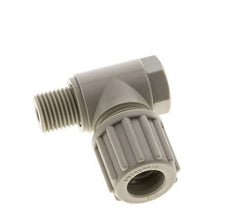 12x10mm & G1/4'' PP L-Vorm Knelfitting Buitendraad Banjo Bout 10bar
