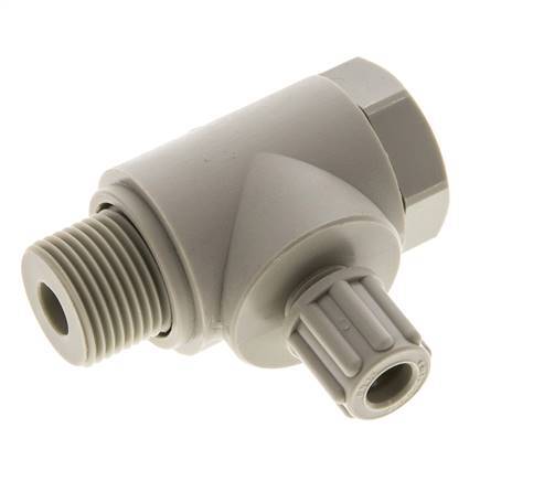6x4mm & G3/8'' PP L-Vorm Knelfitting Buitendraad Banjo Bout 10bar