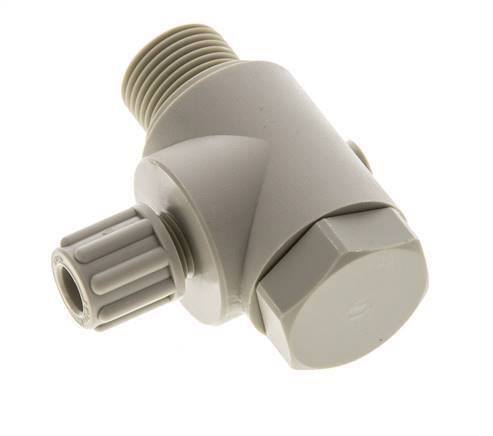 6x4mm & G3/8'' PP L-Vorm Knelfitting Buitendraad Banjo Bout 10bar