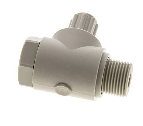 6x4mm & G3/8'' PP L-Vorm Knelfitting Buitendraad Banjo Bout 10bar