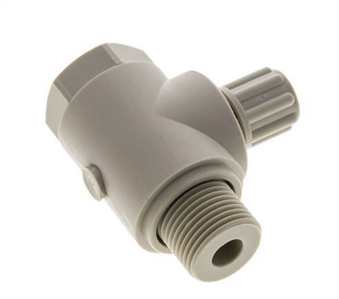 6x4mm & G3/8'' PP L-Vorm Knelfitting Buitendraad Banjo Bout 10bar