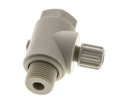 6x4mm & G3/8'' PP L-Vorm Knelfitting Buitendraad Banjo Bout 10bar