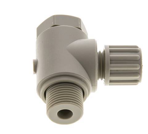 8x6mm & G3/8'' PP L-Vorm Knelfitting Buitendraad Banjo Bout 10bar
