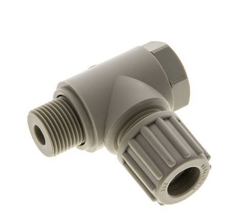 12x10mm & G3/8'' PP L-Vorm Knelfitting Buitendraad Banjo Bout 10bar
