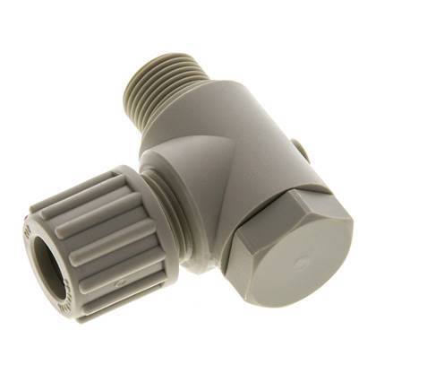 12x10mm & G3/8'' PP L-Vorm Knelfitting Buitendraad Banjo Bout 10bar