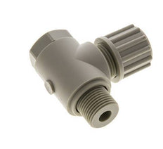 12x10mm & G3/8'' PP L-Vorm Knelfitting Buitendraad Banjo Bout 10bar