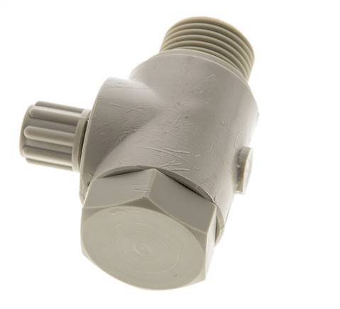 6x4mm & G1/2'' PP L-Vorm Knelfitting Buitendraad Banjo Bout 10bar