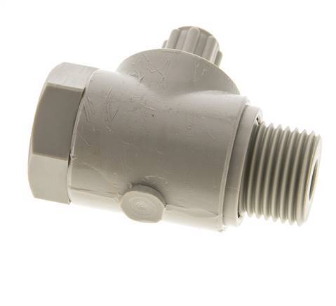 6x4mm & G1/2'' PP L-Vorm Knelfitting Buitendraad Banjo Bout 10bar