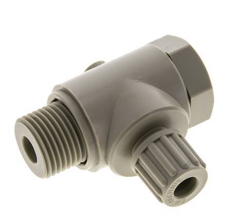 8x6mm & G1/2'' PP L-Vorm Knelfitting Buitendraad Banjo Bout 10bar