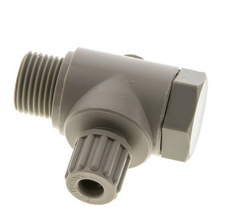8x6mm & G1/2'' PP L-Vorm Knelfitting Buitendraad Banjo Bout 10bar