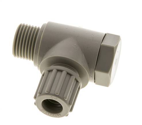 12x10mm & G1/2'' PP L-Vorm Knelfitting Buitendraad Banjo Bout 10bar