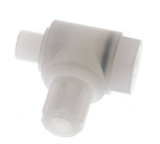 6x4mm & G1/8'' PVDF L-Vorm Knelfitting Buitendraad Banjo Bout 10bar
