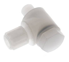 6x4mm & G1/8'' PVDF L-Vorm Knelfitting Buitendraad Banjo Bout 10bar