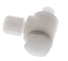 6x4mm & G1/8'' PVDF L-Vorm Knelfitting Buitendraad Banjo Bout 10bar